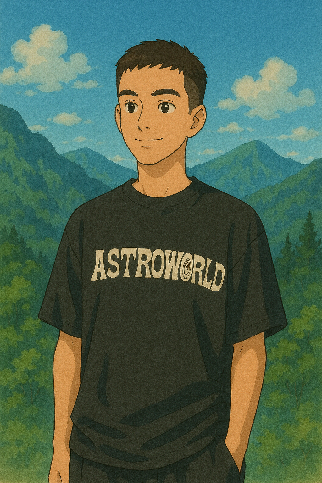 Ghibli style portrait